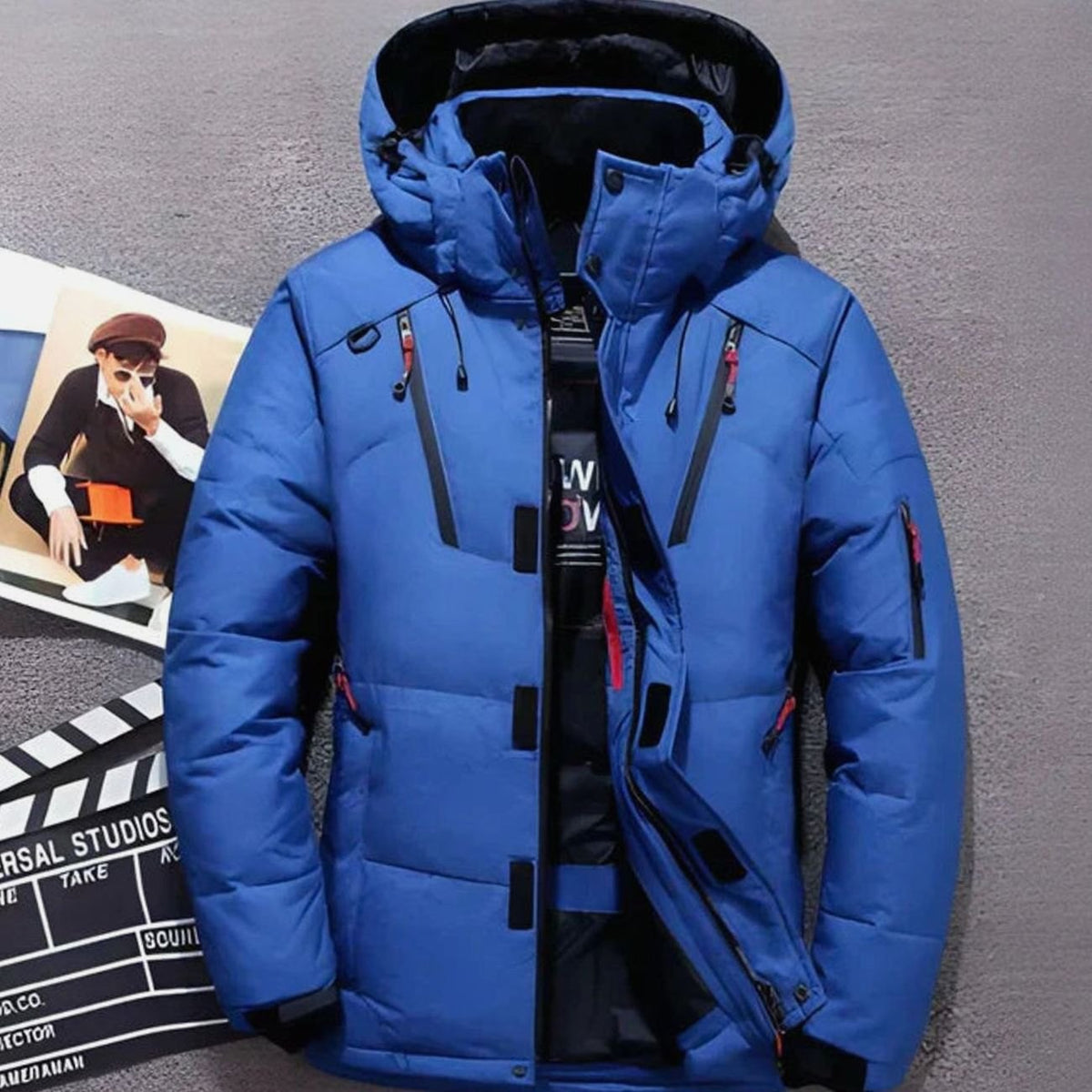 Greta Lined Hooded Puffer Jacket with Zip Pockets