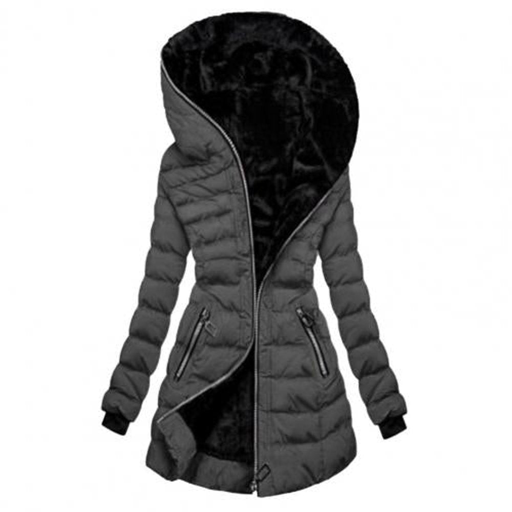 Annika Fleece-Lined Quilted Zip Jacket