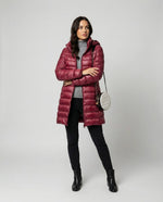 Annika Ultra-Light Slim Fit Hooded Down Jacket