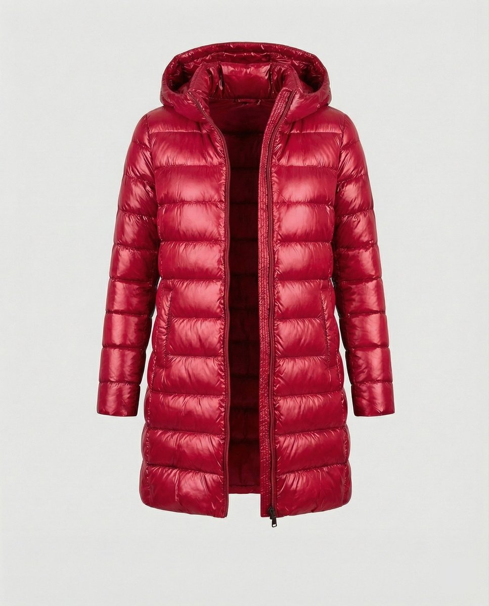 Annika Ultra-Light Slim Fit Hooded Down Jacket