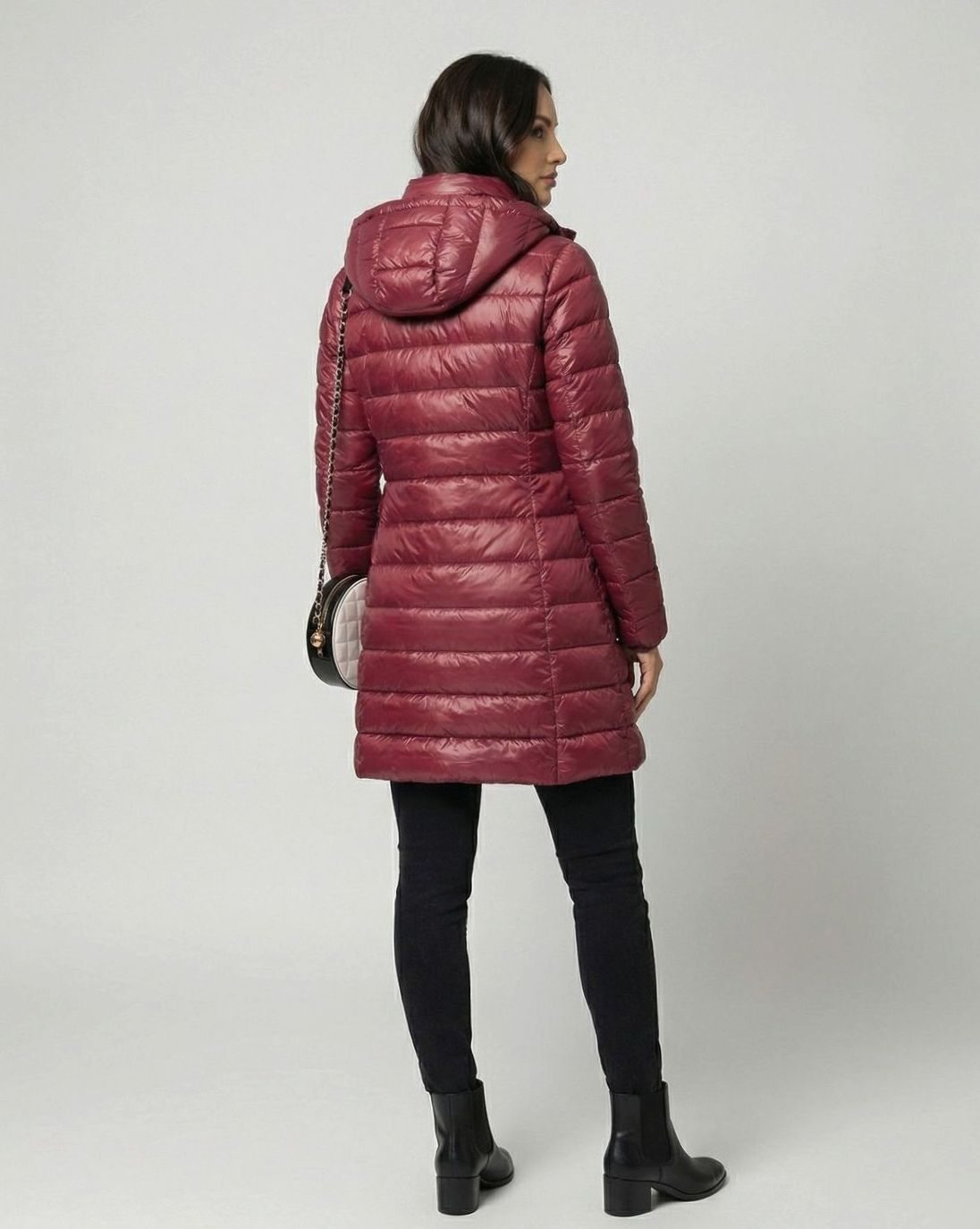 Johanna Ultra-Light Slim-Fit Down Jacket with Hood