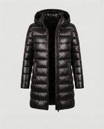 Annika Ultra-Light Slim Fit Hooded Down Jacket