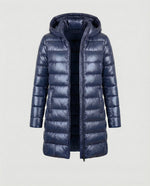 Annika Ultra-Light Slim Fit Hooded Down Jacket