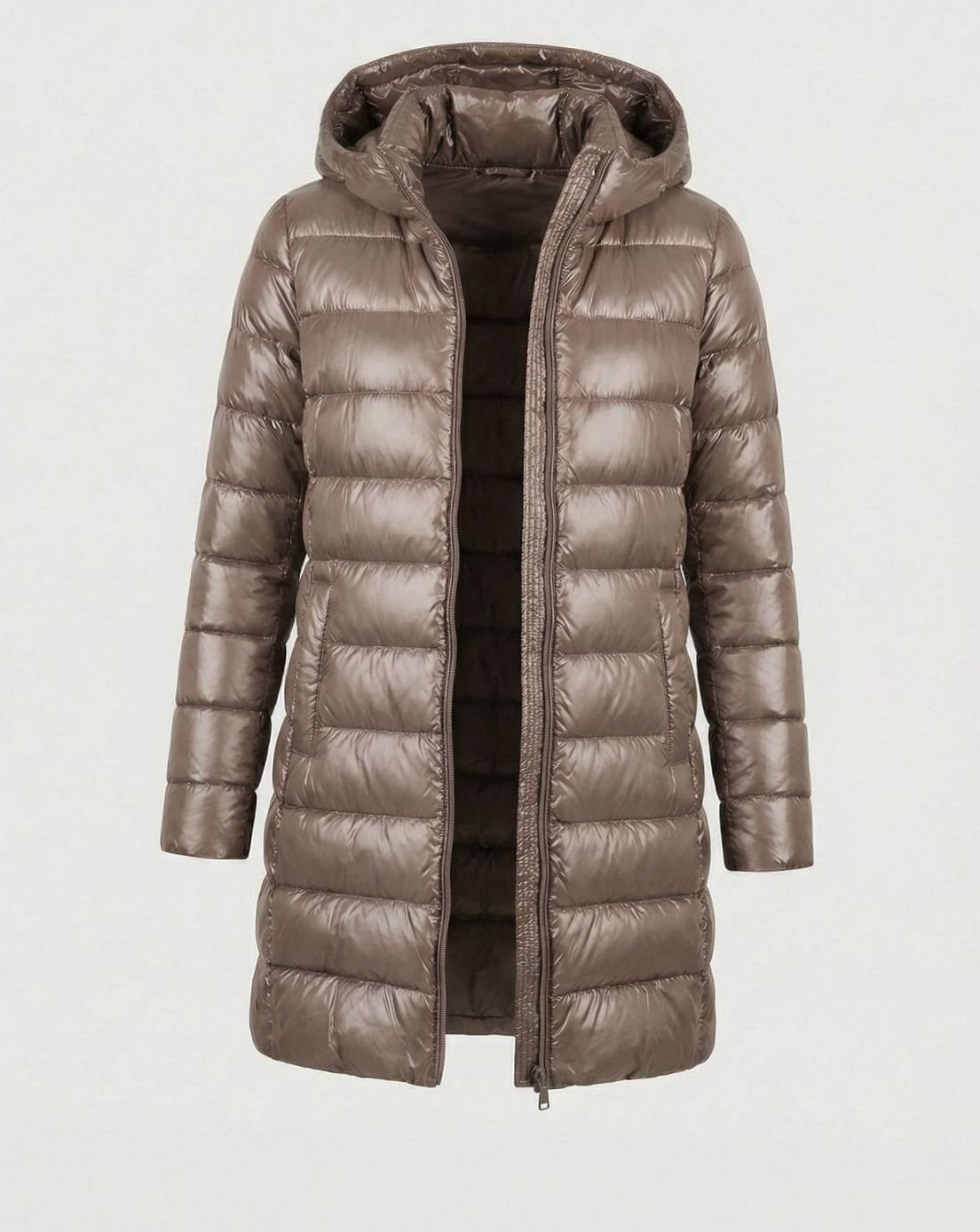 Johanna Ultra-Light Slim-Fit Down Jacket with Hood
