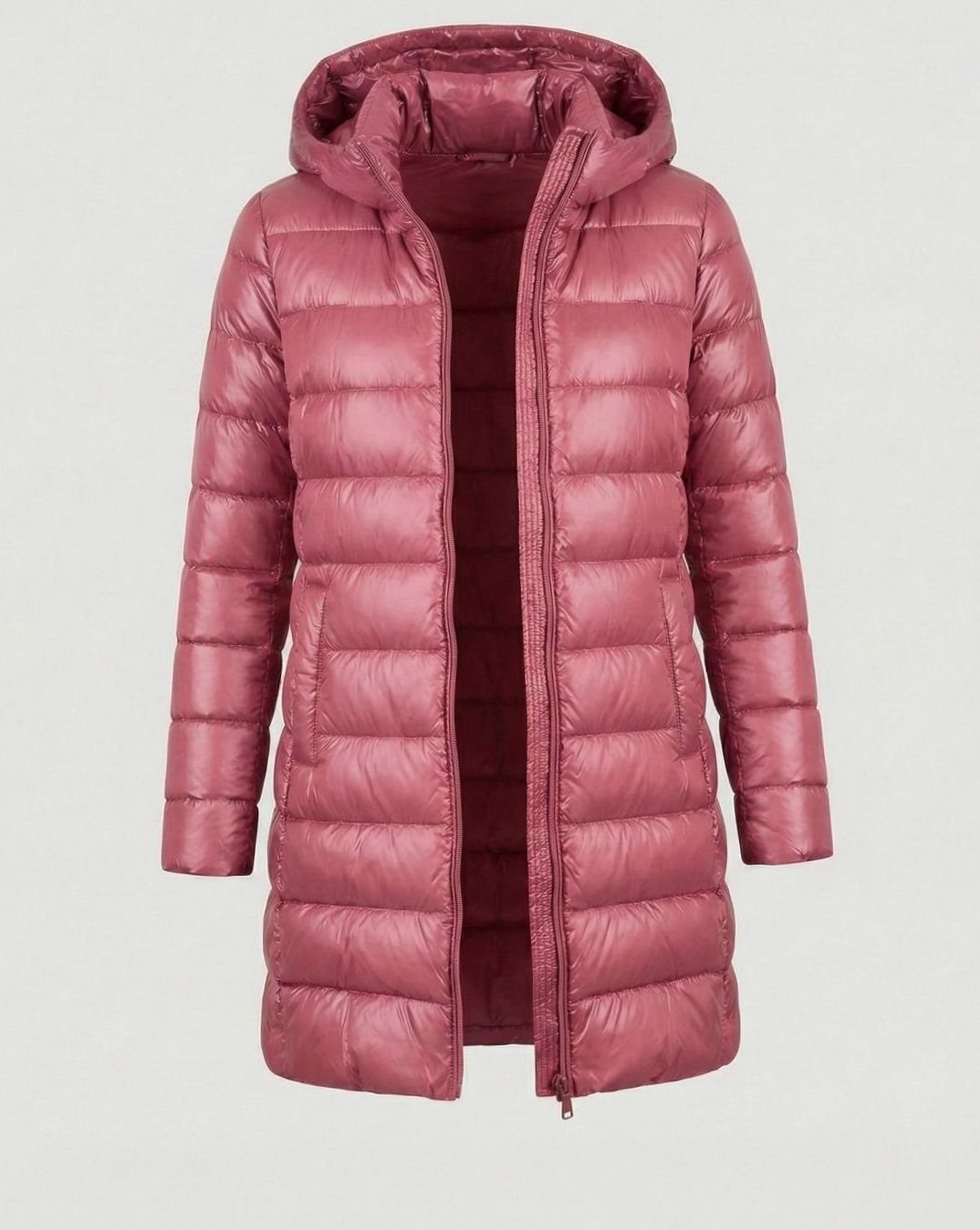 Johanna Ultra-Light Slim-Fit Down Jacket with Hood