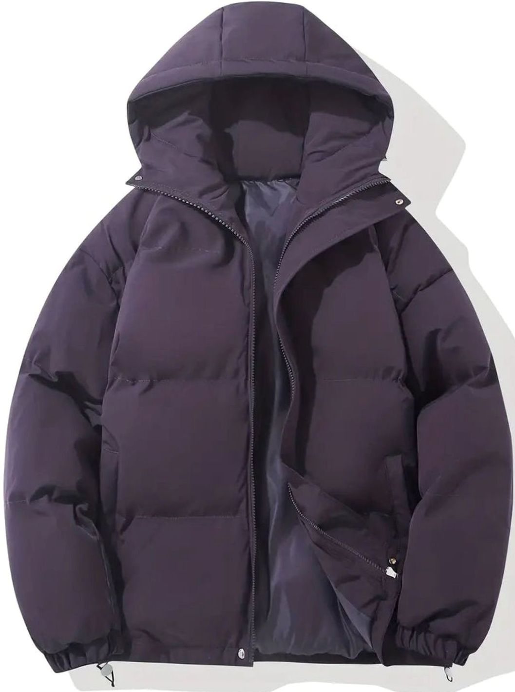 Elfriede Quilted Puffer Jacket with Stand Collar