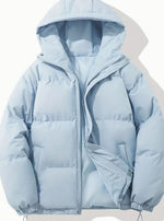 Elfriede Quilted Puffer Jacket with Stand Collar
