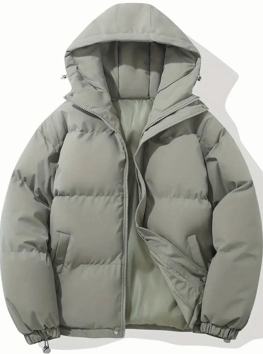 Elfriede Quilted Puffer Jacket with Stand Collar
