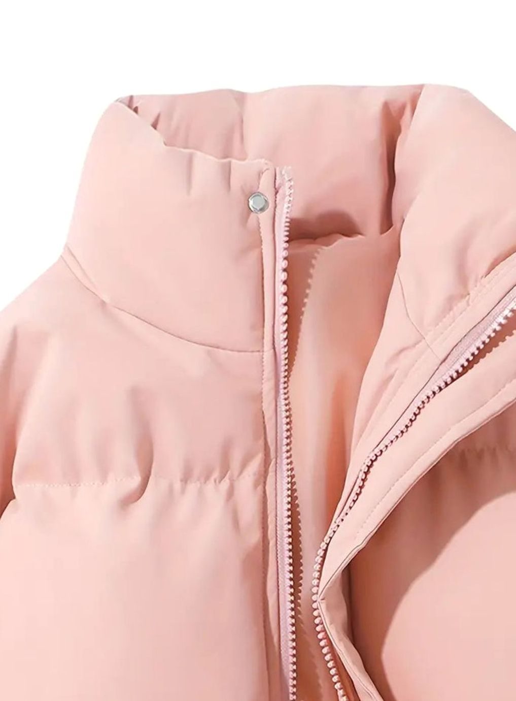 Elfriede Quilted Puffer Jacket with Stand Collar