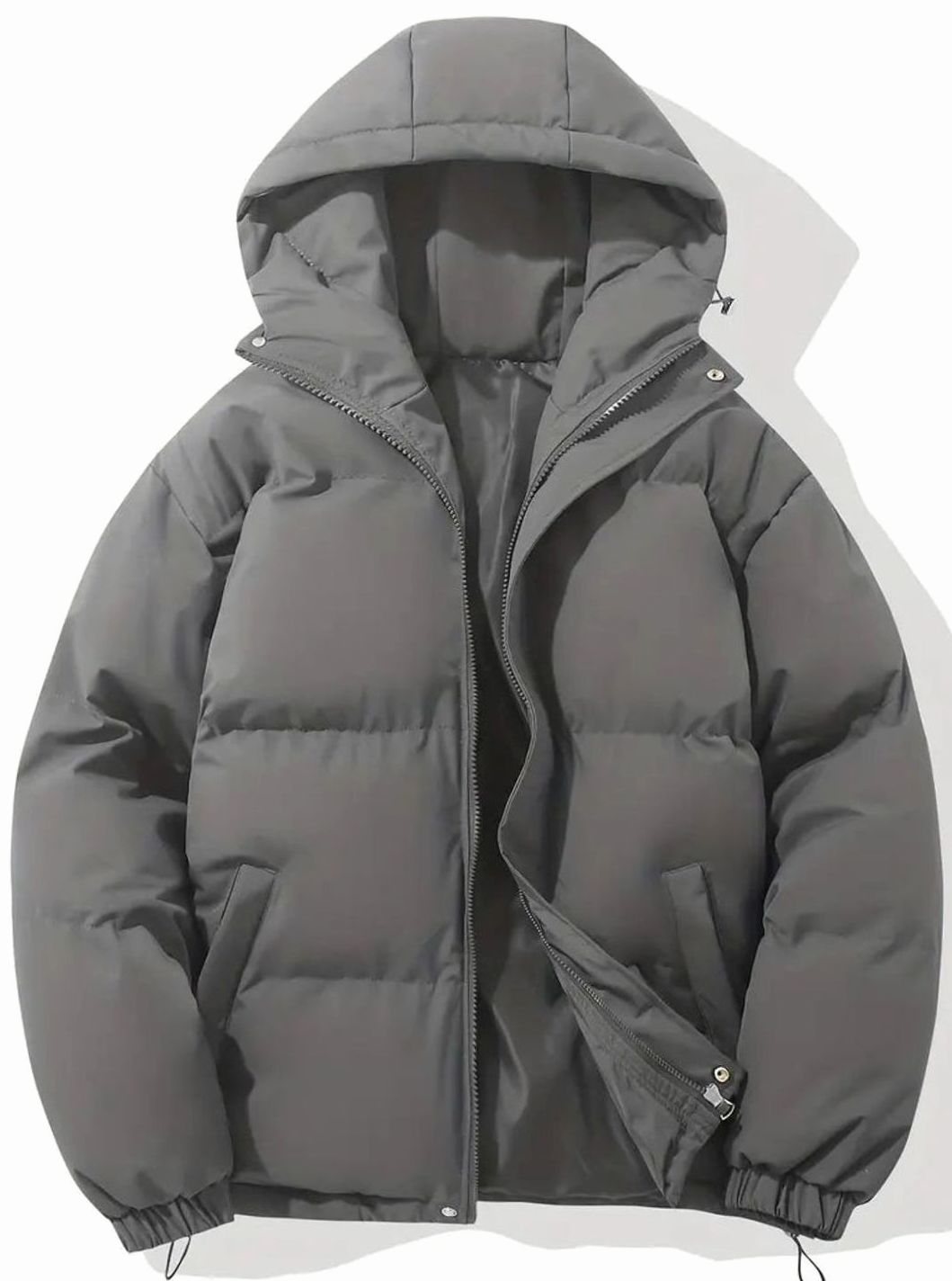 Elfriede Quilted Puffer Jacket with Stand Collar