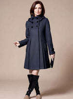 Leonie Elegant Coat with Side Pockets