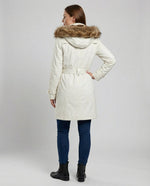Charlotte Long Lined Parka with Faux Fur Hood
