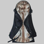 Charlotte Long Lined Parka with Faux Fur Hood