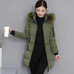Clara Long Faux Fur Trim Hooded Parka