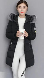 Clara Long Faux Fur Trim Hooded Parka