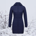 Greta Ultra-Light Long Quilted Hooded Parka