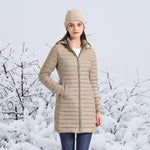 Greta Ultra-Light Long Quilted Hooded Parka