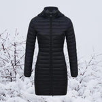 Greta Ultra-Light Long Quilted Hooded Parka