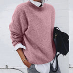 Annika Oversized Crewneck Wool Sweater