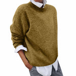Annika Oversized Crewneck Wool Sweater