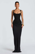 Ashley | Sleeveless Bodycon Maxi Wedding Guest Dress