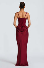 Ashley | Sleeveless Bodycon Maxi Wedding Guest Dress