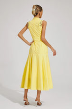 Caroline | Sleeveless Lace Midi Wedding Guest Dress