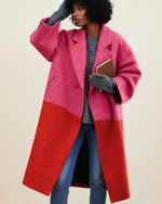 Sarah Multicolor Long Wool Winter Coat