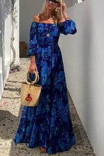 Isla Floral Off-Shoulder Maxi Dress