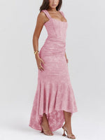 Rosie Corset Lace Jacquard Mermaid Dress