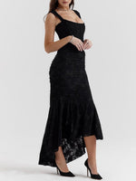 Rosie Corset Lace Jacquard Mermaid Dress