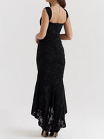 Rosie Corset Lace Jacquard Mermaid Dress