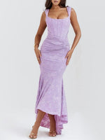 Rosie Corset Lace Jacquard Mermaid Dress
