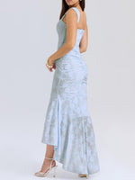 Rosie Corset Lace Jacquard Mermaid Dress