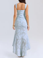 Rosie Corset Lace Jacquard Mermaid Dress