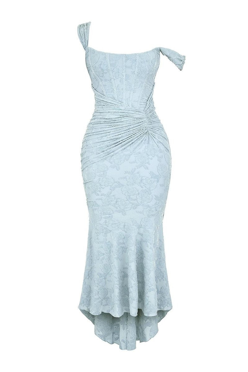 Rosie Corset Lace Jacquard Mermaid Dress