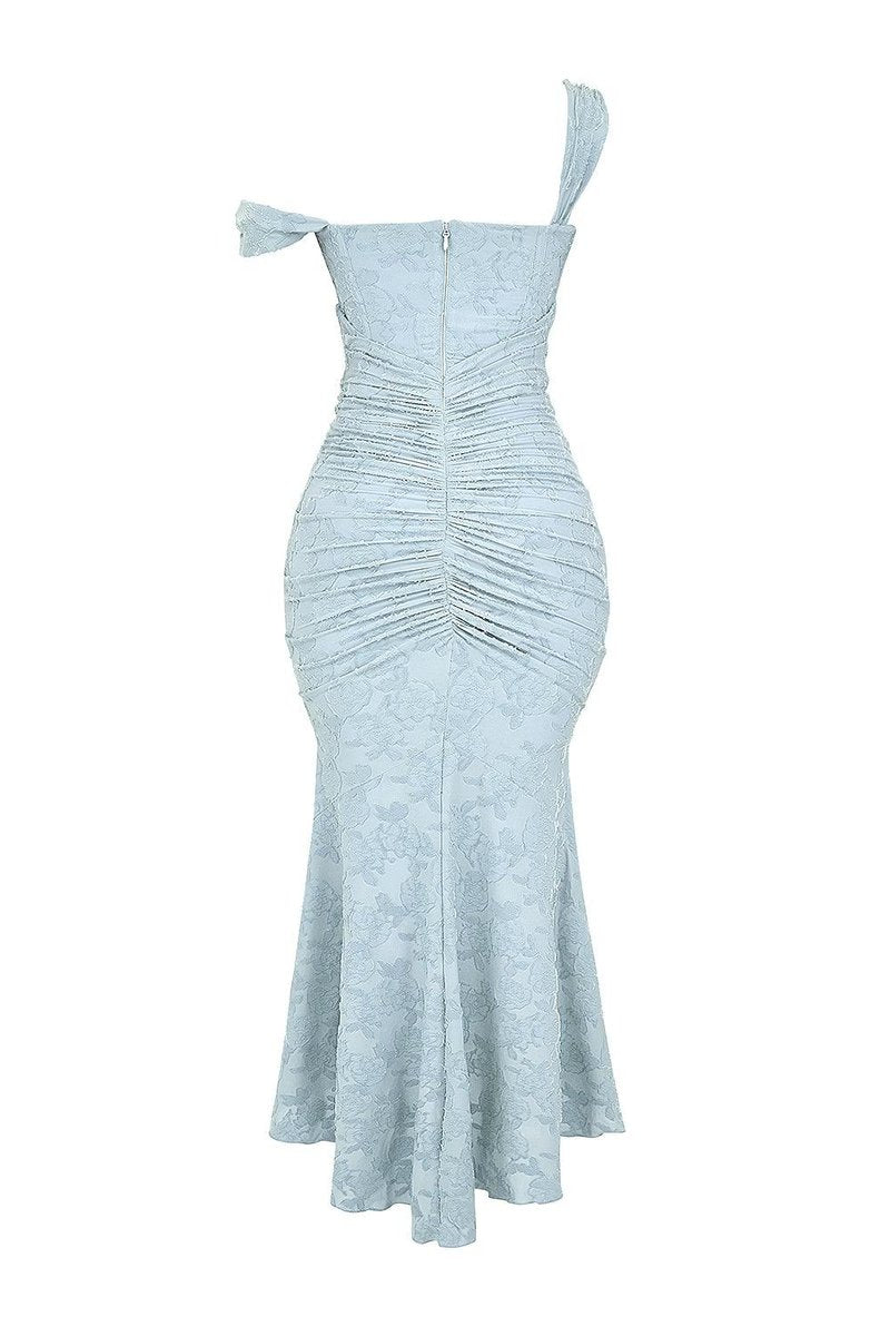 Rosie Corset Lace Jacquard Mermaid Dress