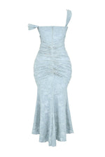 Rosie Corset Lace Jacquard Mermaid Dress