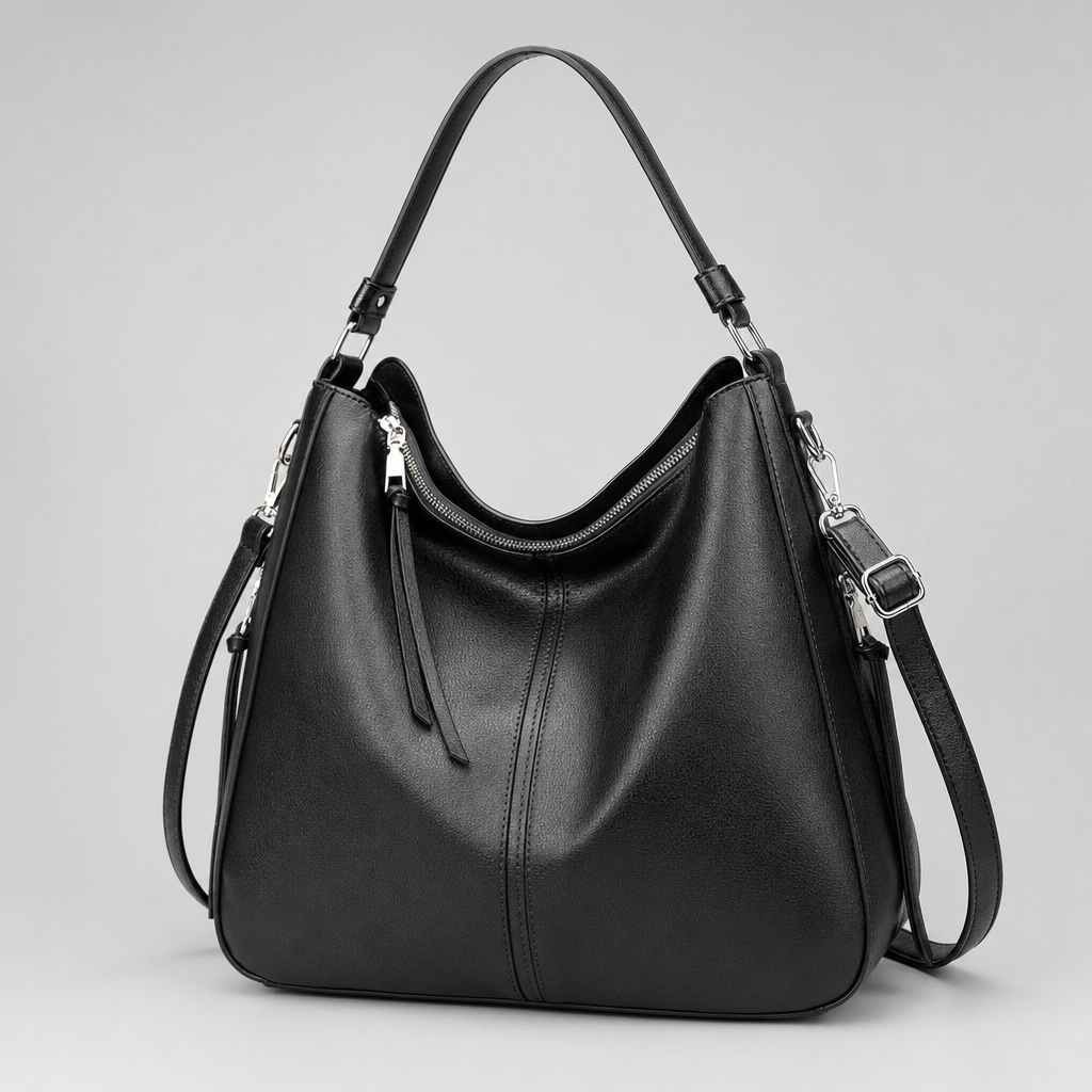 Wrayford Hobo Shoulder Bag in black